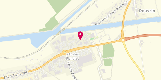 Plan de Xeler Informatique, 20 Bis Ancienne Route Nationale, 62138 Auchy-les-Mines