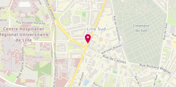 Plan de Mit Solutions, 289 Rue Faubourg des Postes, 59000 Lille
