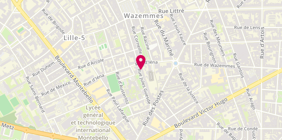 Plan de Protech Equipements, 100 Rue Jules Guesde, 59000 Lille