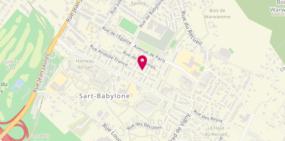 Plan de Cca Informatique, 9 Rue Roger Salengro, 59491 Villeneuve-d'Ascq